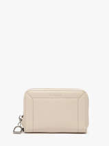 Coin Purse Leather Altesse Etrier Beige altesse EALT096M