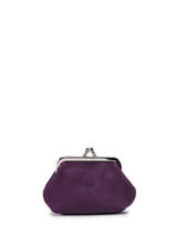 Leather Coin Purse Etincelle Nubuck Etrier Brown etincelle nubuck EETN654